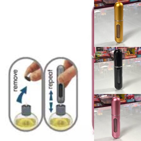 Lot of 4 Mini Parfum Refillable Atomizer Travel Spray - Picture 14 of 14